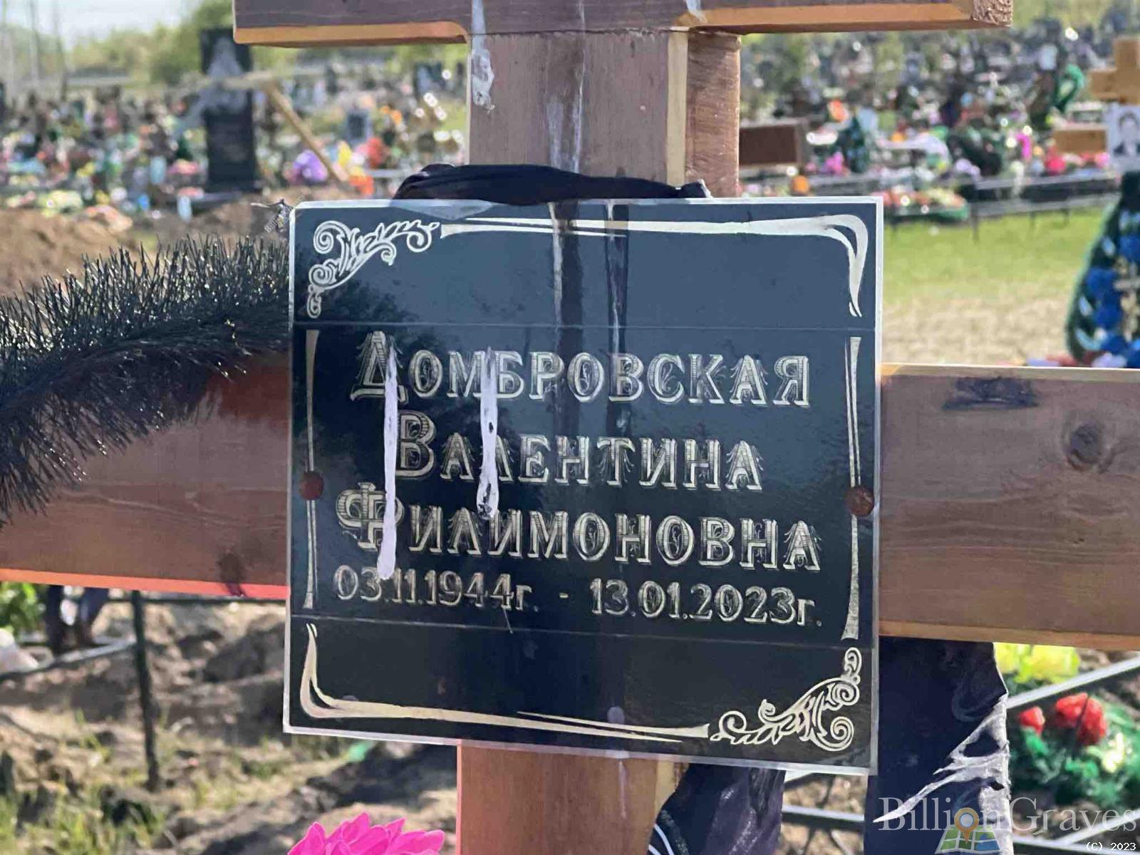 Домбровская Валентина Филимоновна