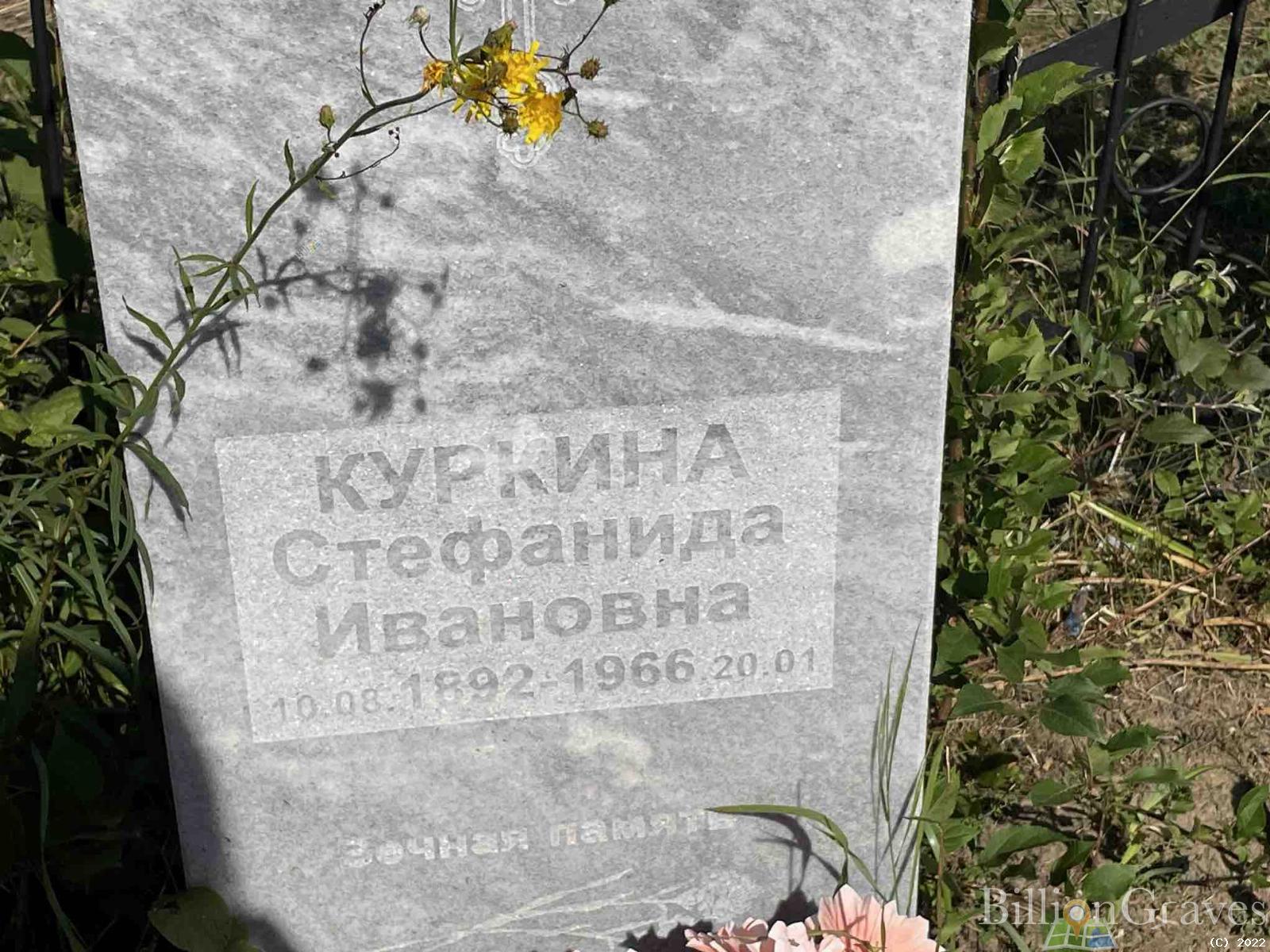 Куркина Стефанида Ивановна