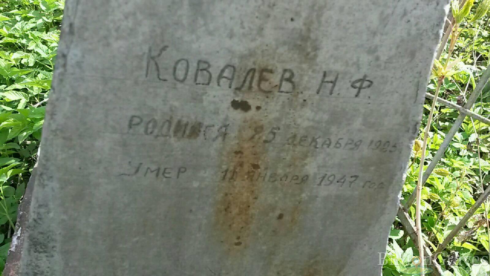 ковалев Н. Ф.