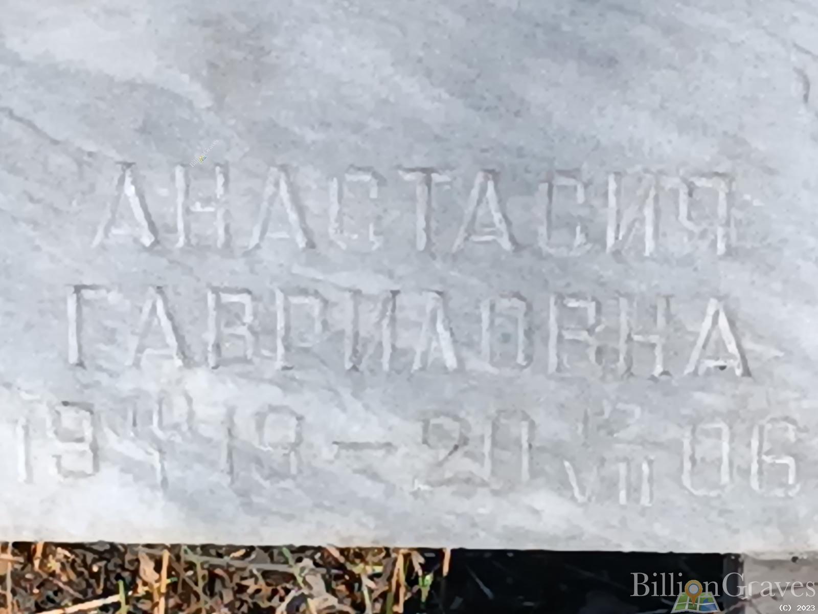 Каримова Анастасия Гавриловна