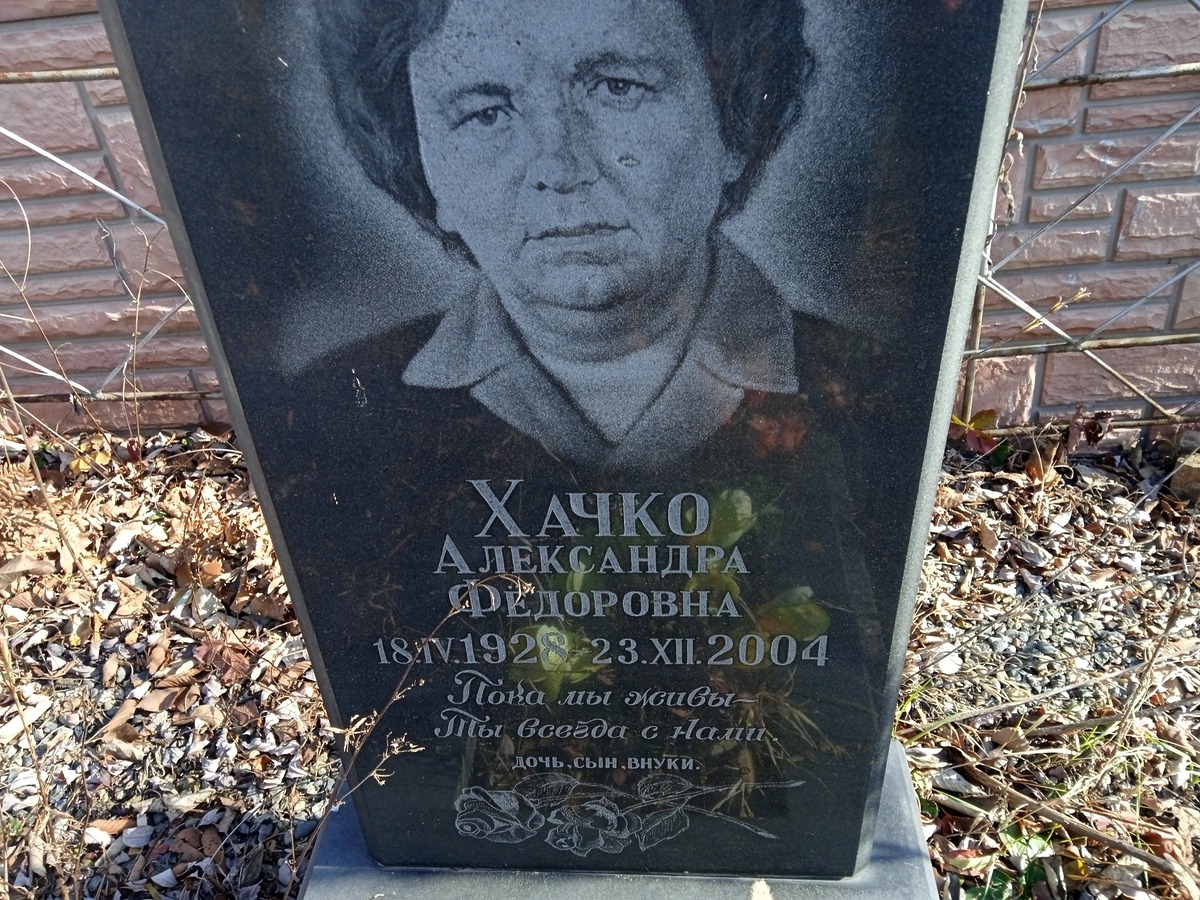 Хачко Александра Федоровна