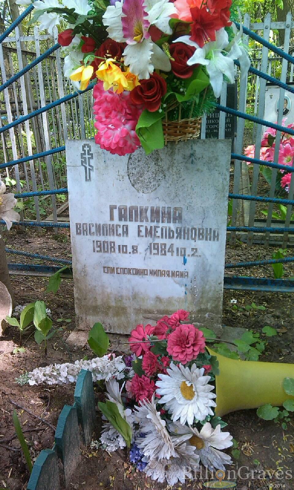 Галкина Василиса Емельяновна