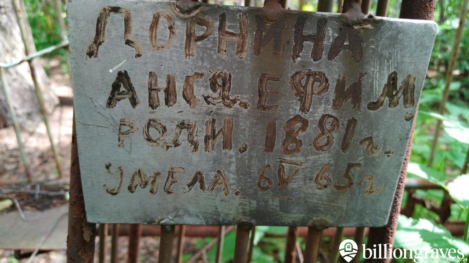 Дорнина Анисья Ефимовна