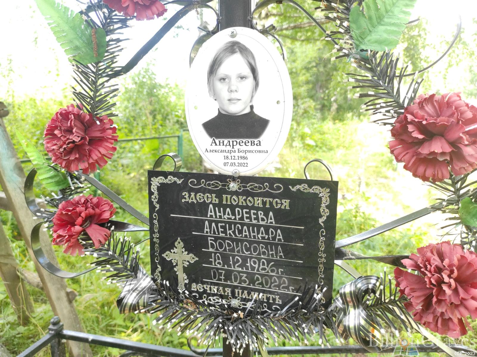 Андреева Александра Борисовна
