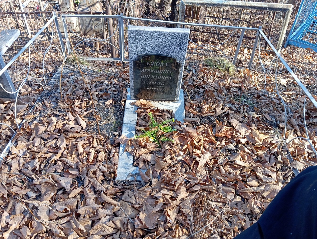 Ежова Агриппина Никитична