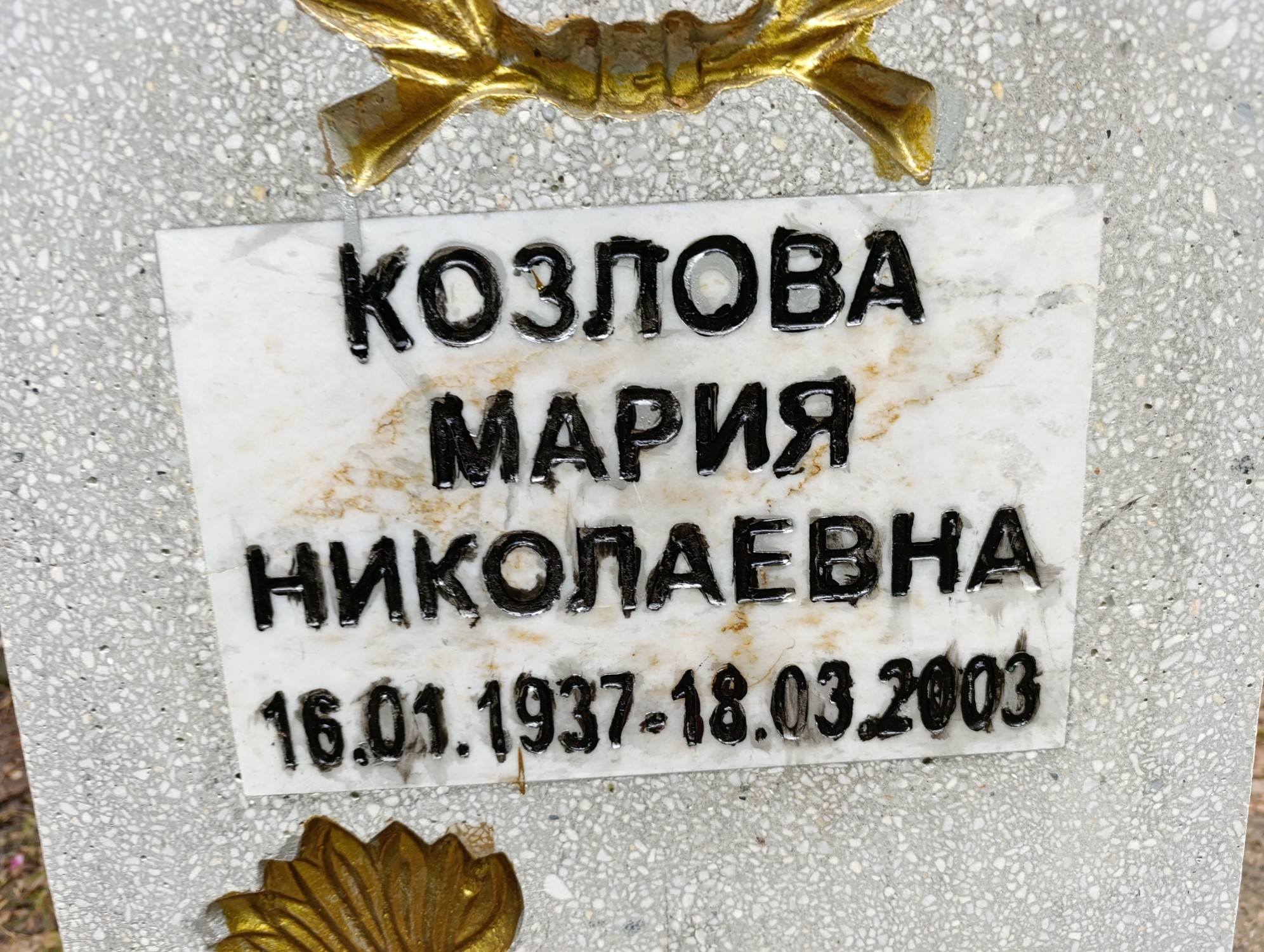 Козлова Мария Николаевна