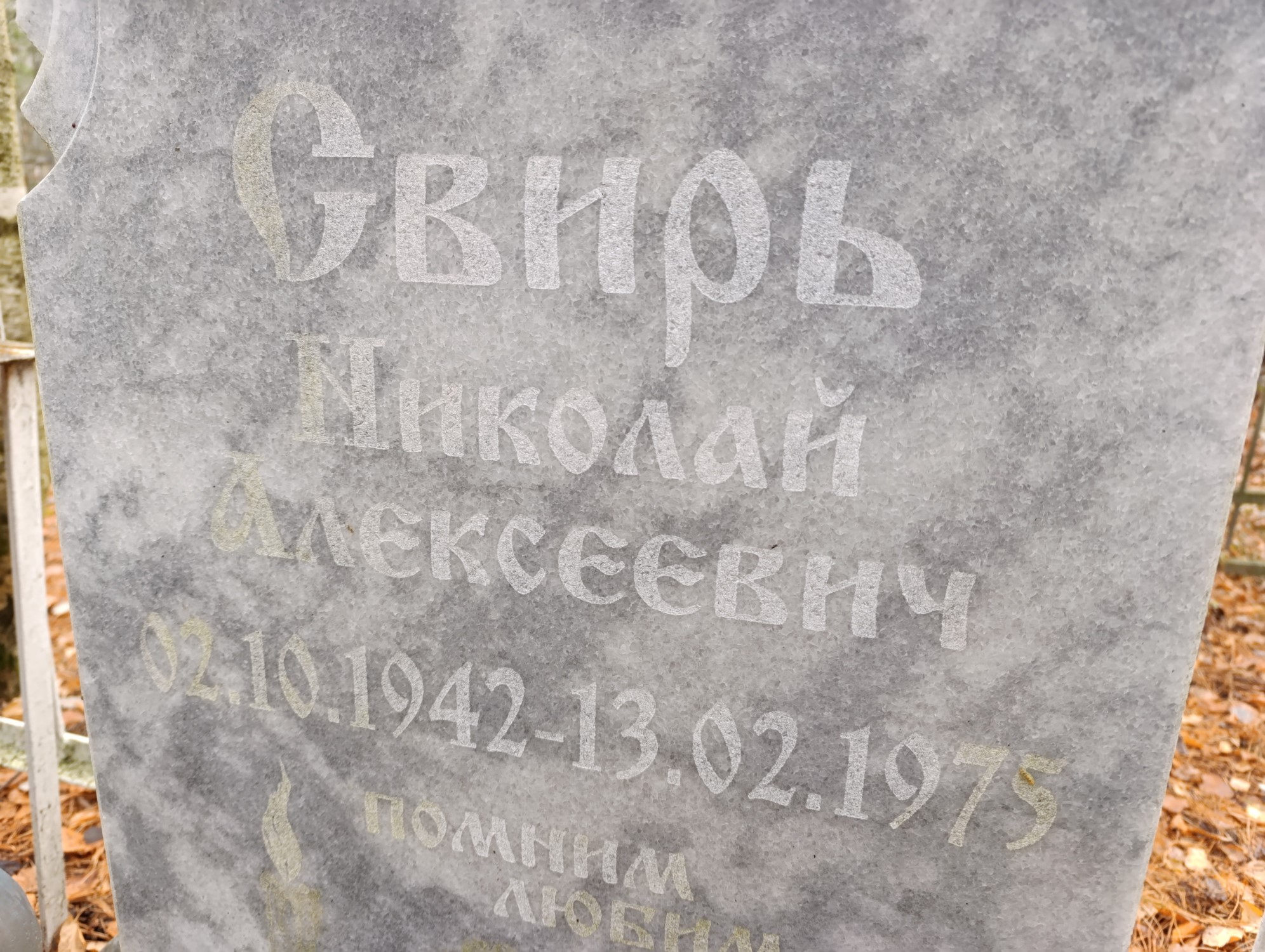 Свирь Николай Алексеевич