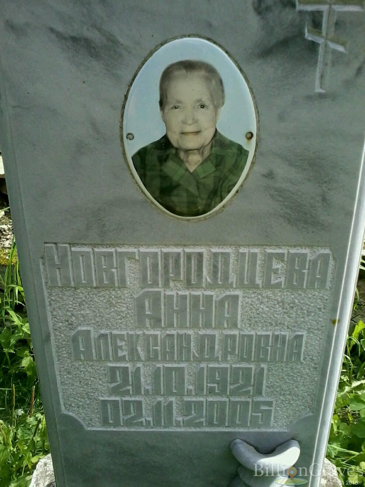 Новгородцева Анна Александровна
