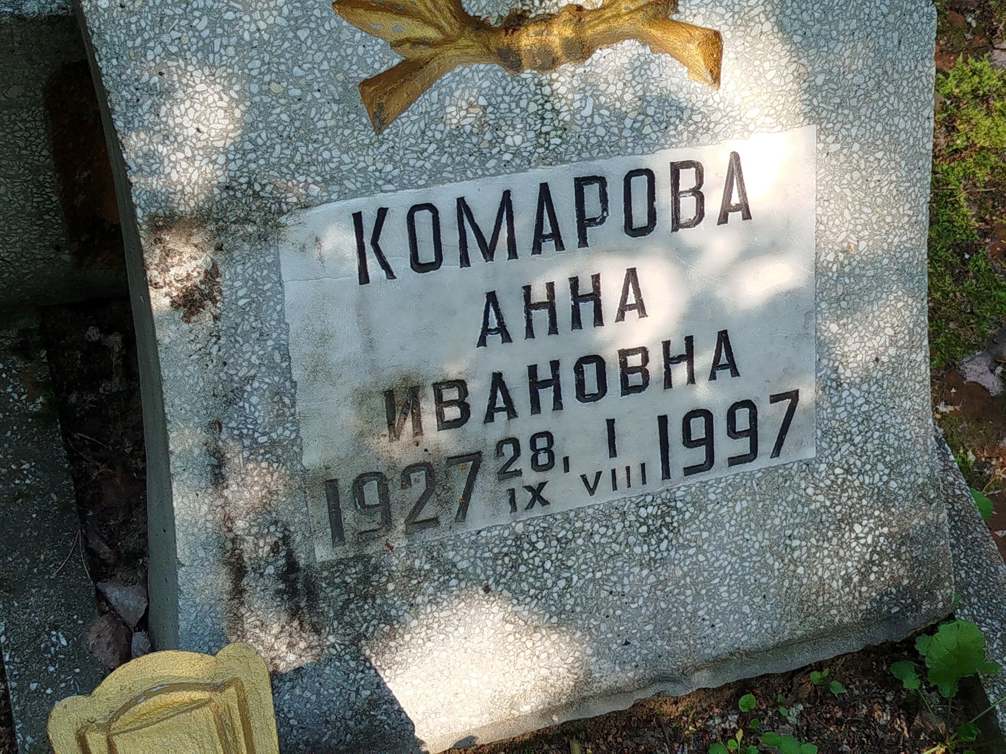 Комарова Анна Ивановна