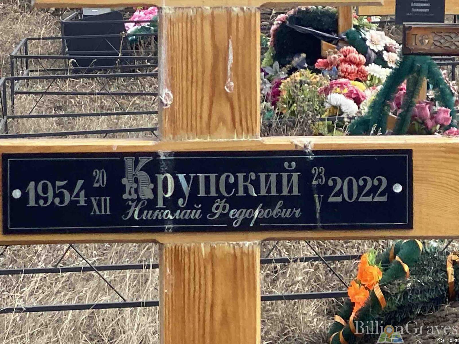 Крупский Николай Фёдорович