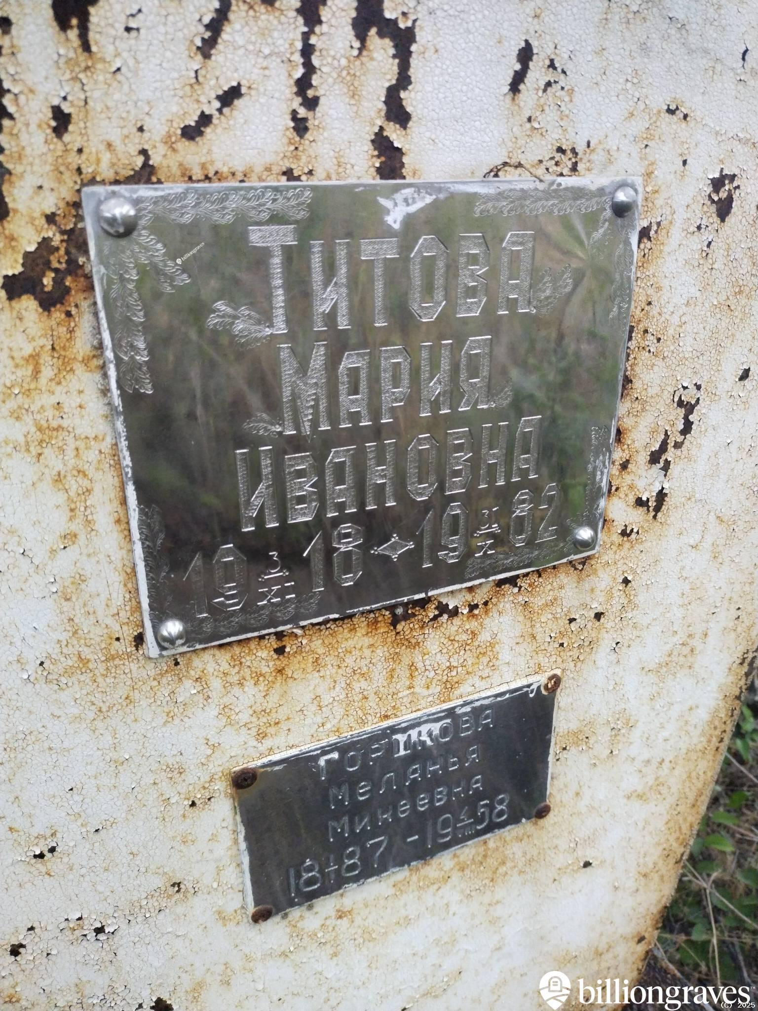 Титова Мария Ивановна