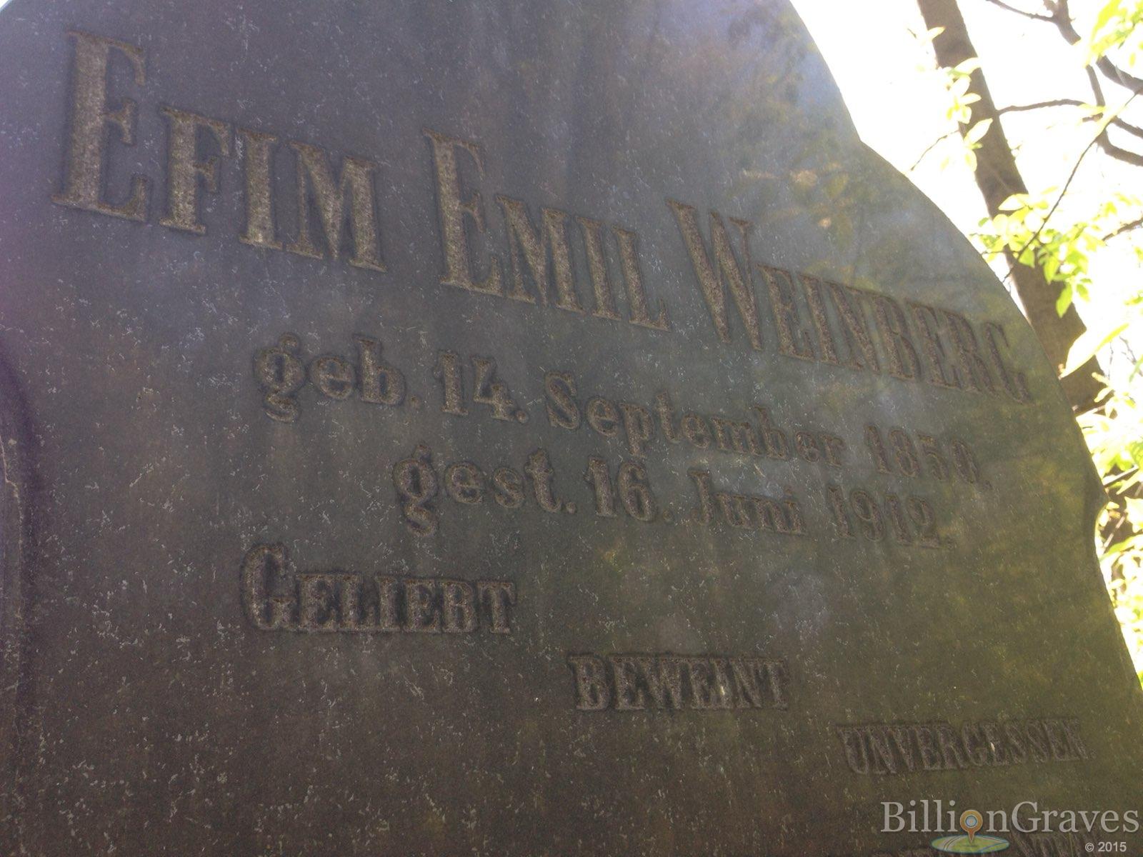 Weinberg/Вейнберг Efim Emil/Ефим