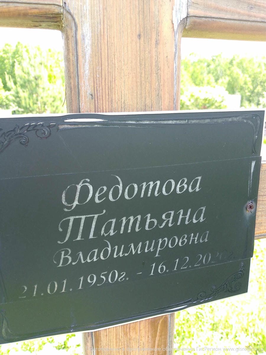 Федотова Татьяна Владимировна