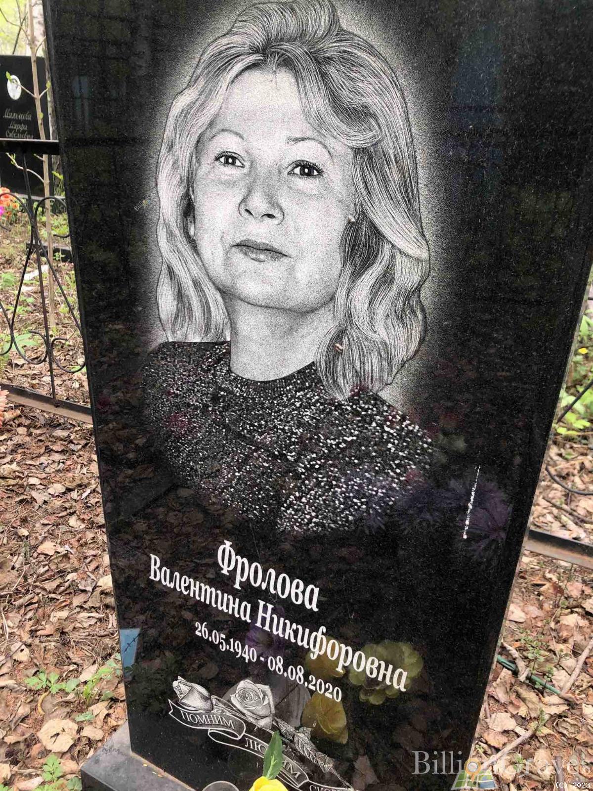 Фролова Валентина Никифоровна