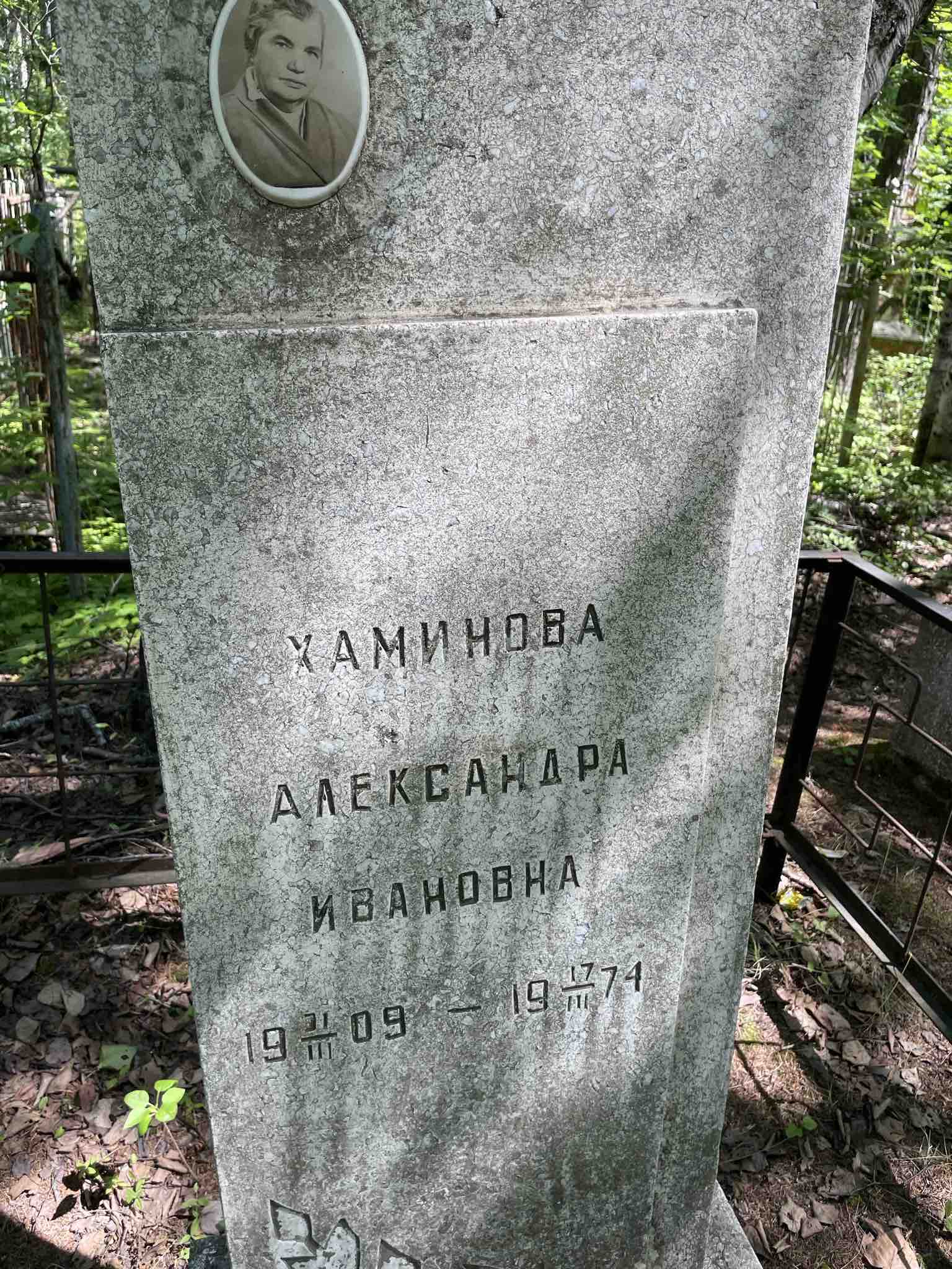 Хаминова Александра Ивановна