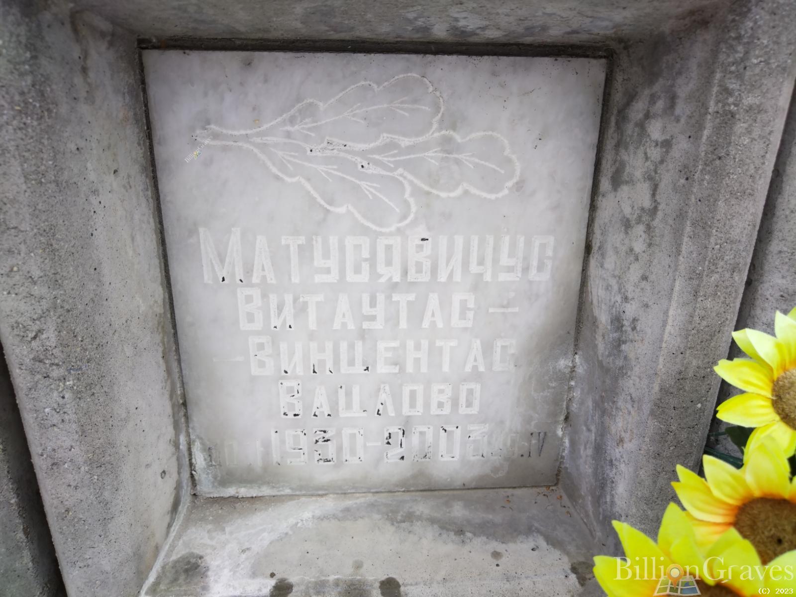 Матусявичус Витаутас-винцентас Вацлово