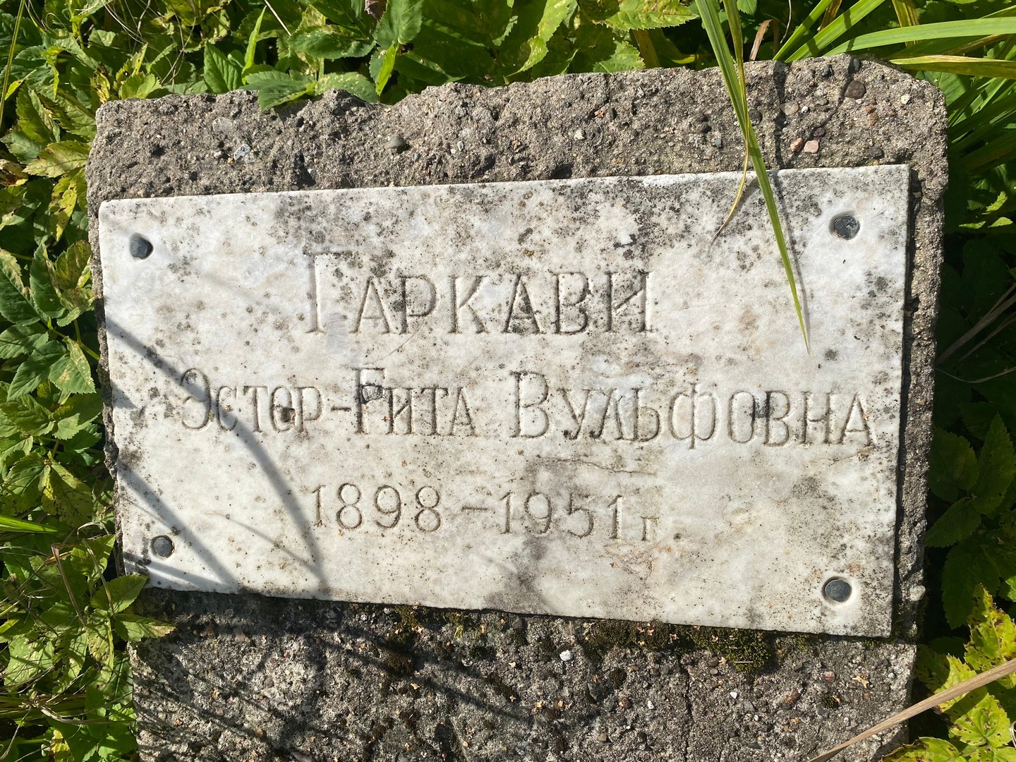 Эстер-Гита Гаркави Вульфовна