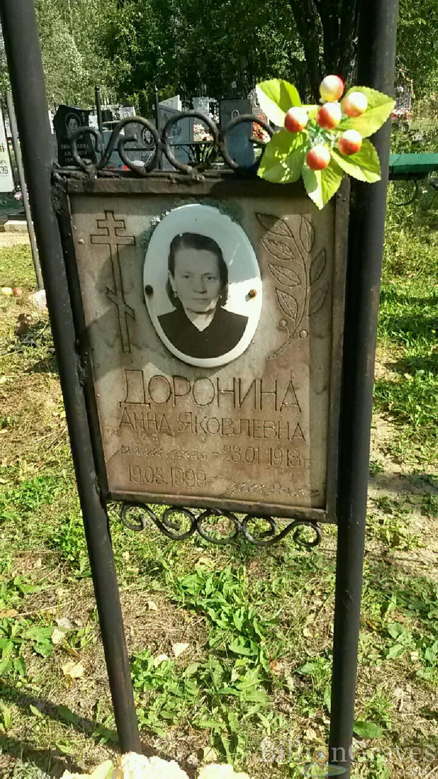 Доронина Анна Яковлевна
