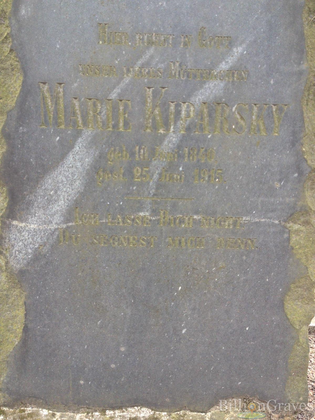 Kiparsky Marie