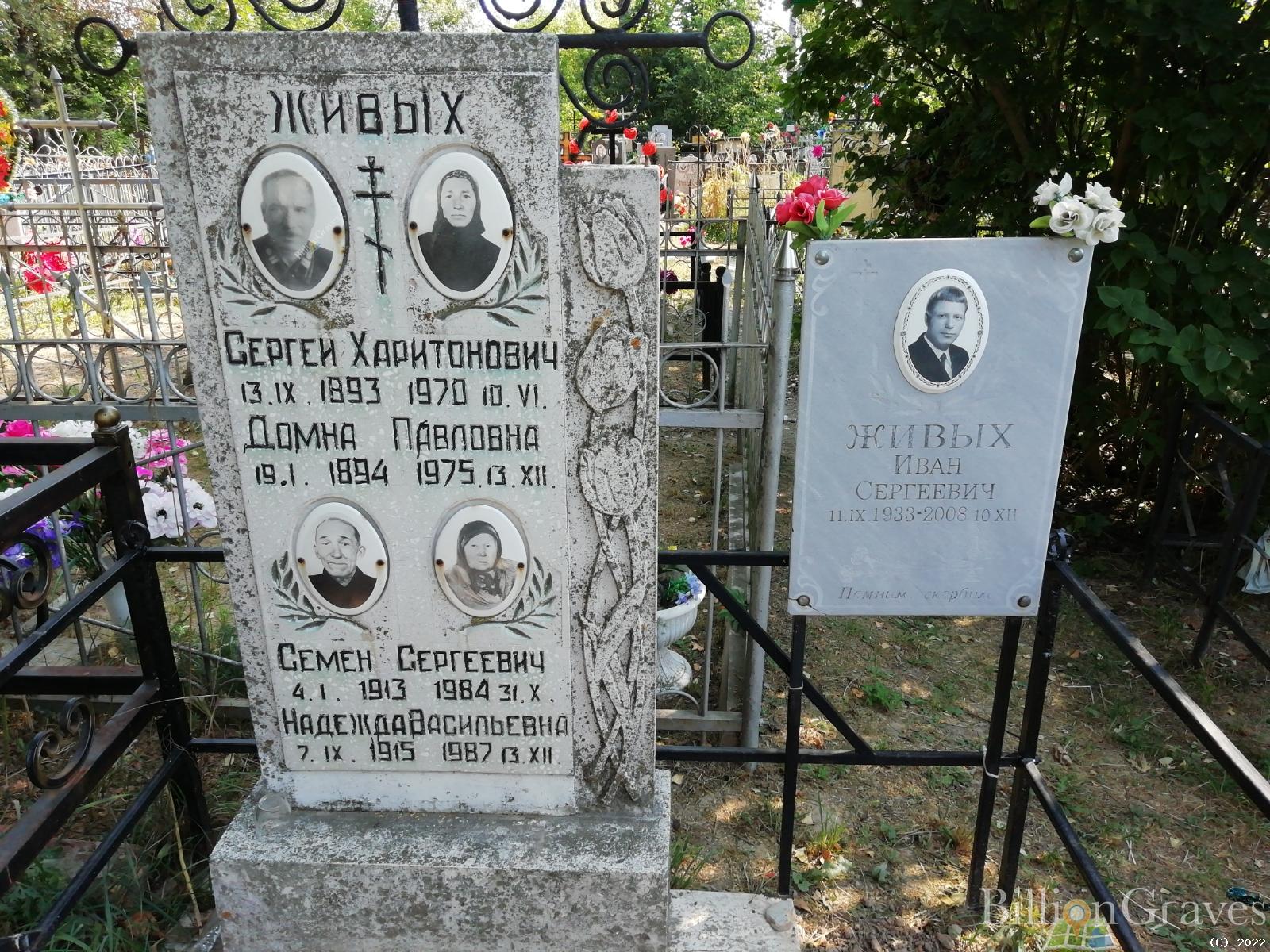 Живых Домна Павловна