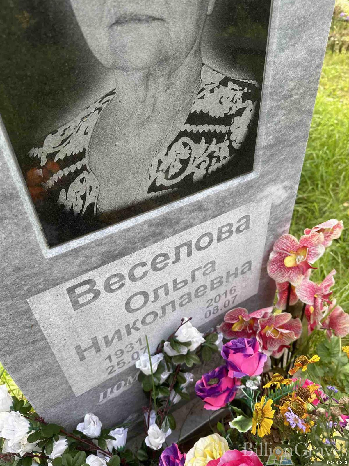 Веселова Ольга Николаевна