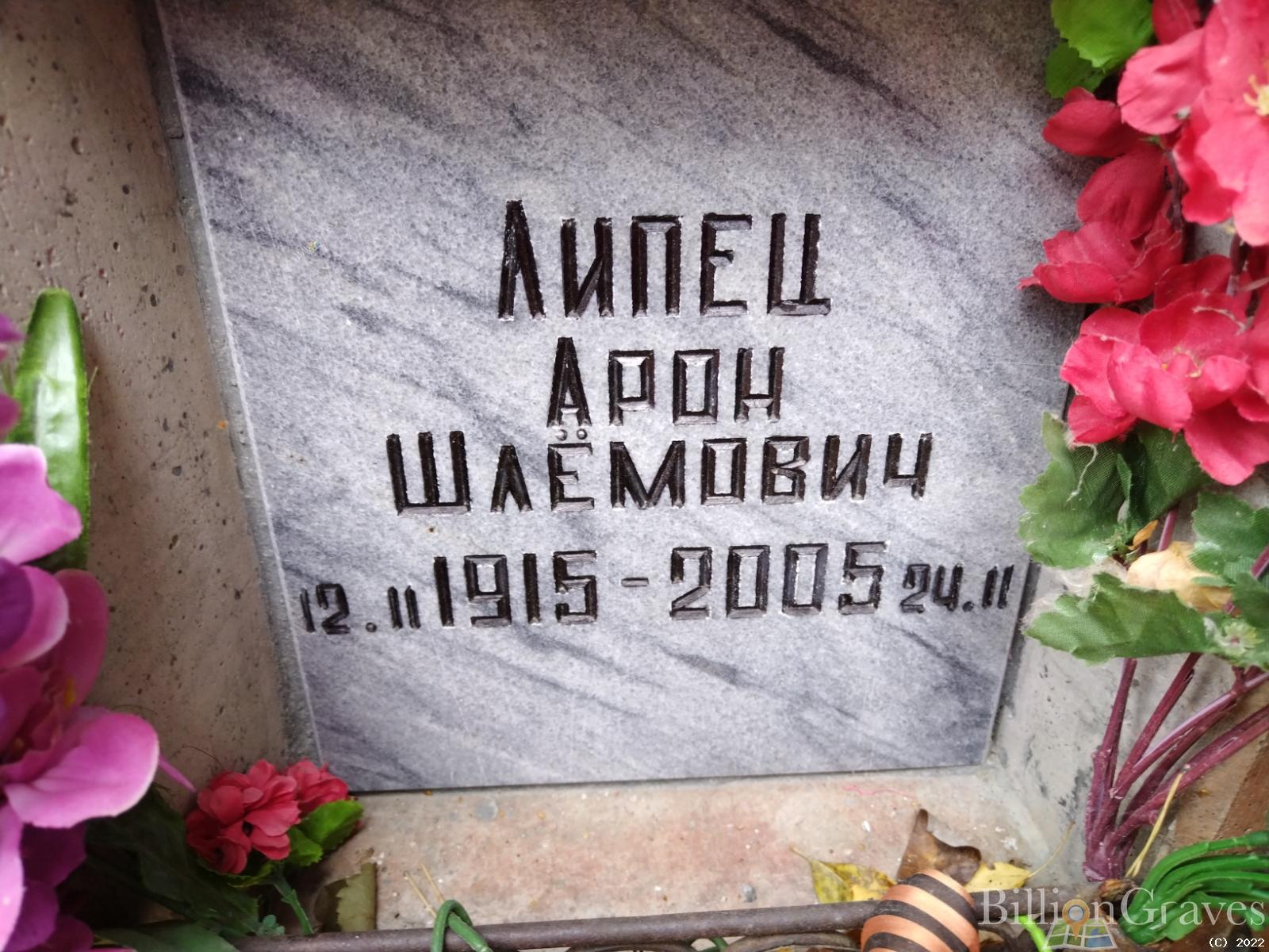 Липец Арон Шлёмович