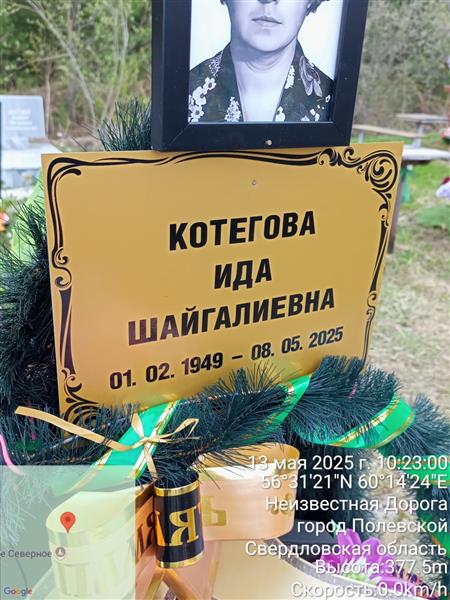 Котегова Ида Шайгалиевна