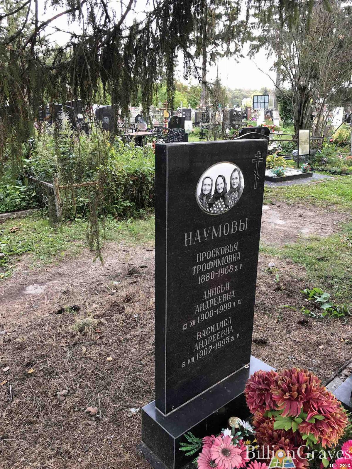 Наумова Анисья Андреевна
