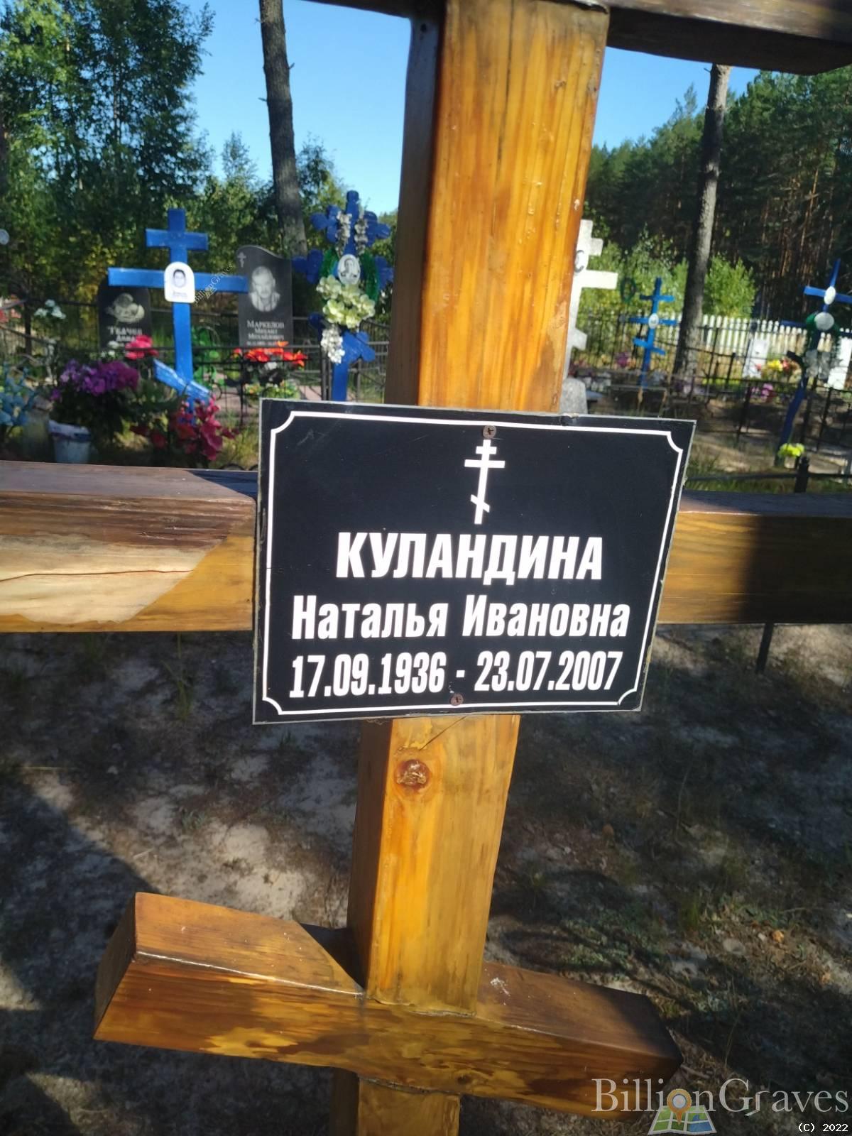 Куландина Наталья Ивановна