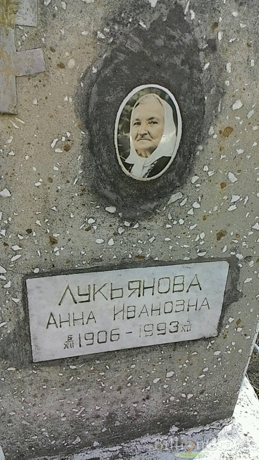 Лукьянова Анна Ивановна