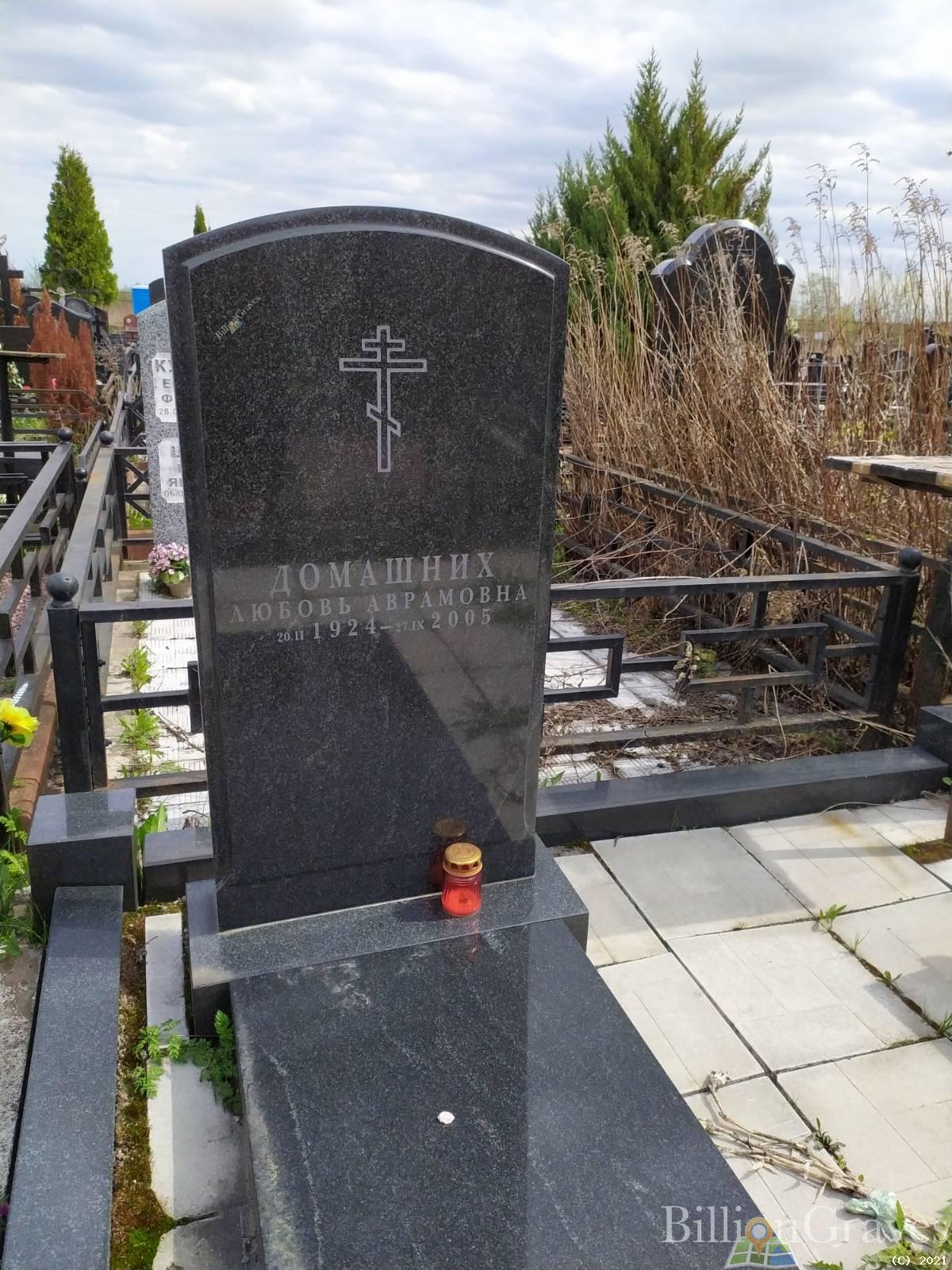 Домашних Любовь Аврамовна