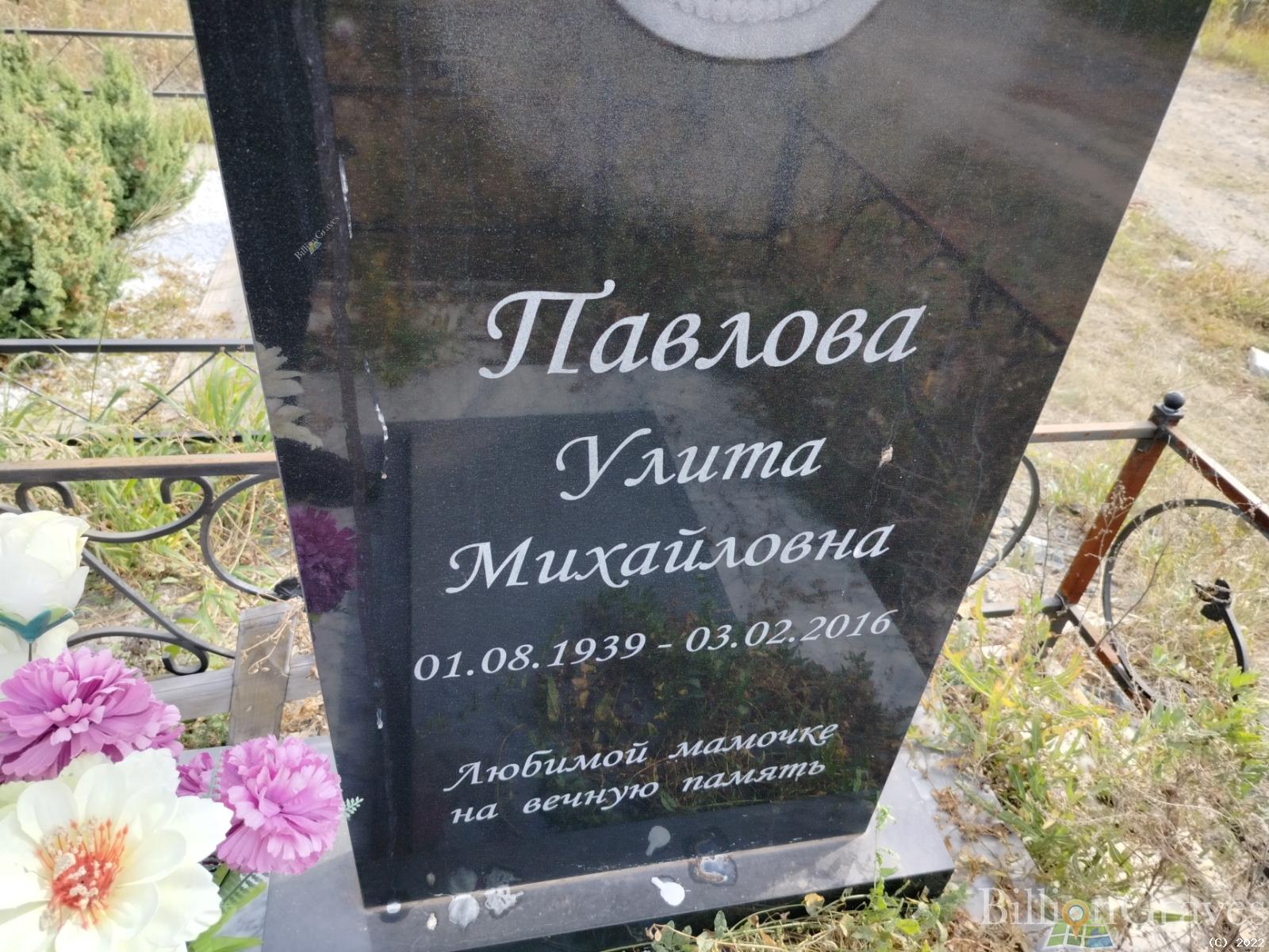 Павлова Улита Михайловна