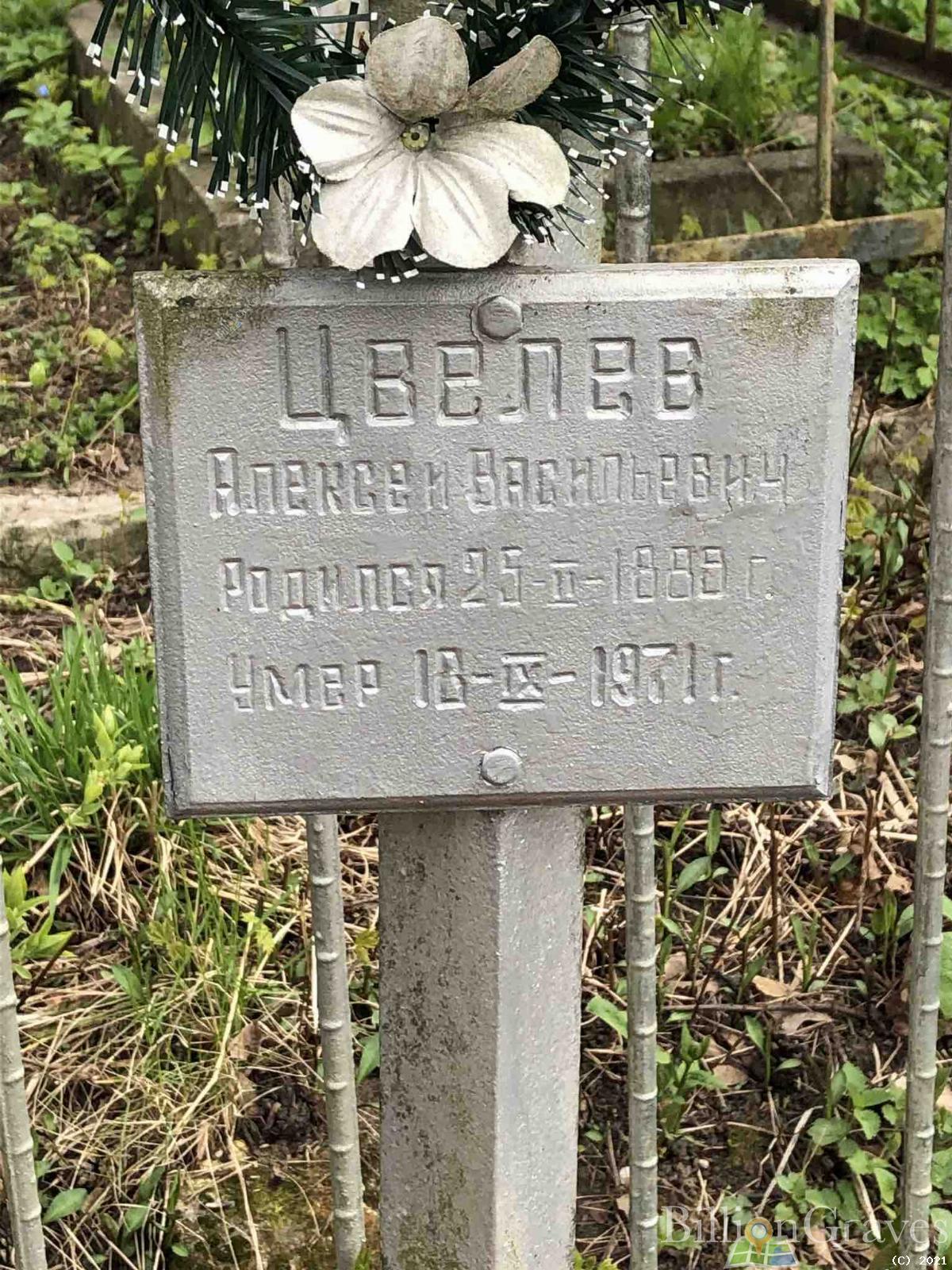 Цвелев Алексей Васильевич