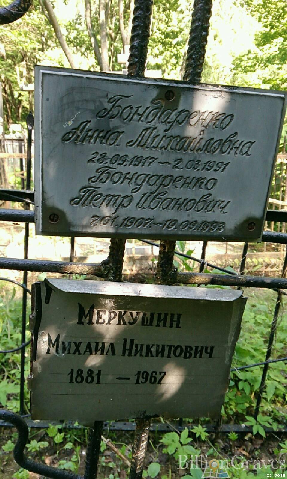 Бондаренко Анна Михайловна
