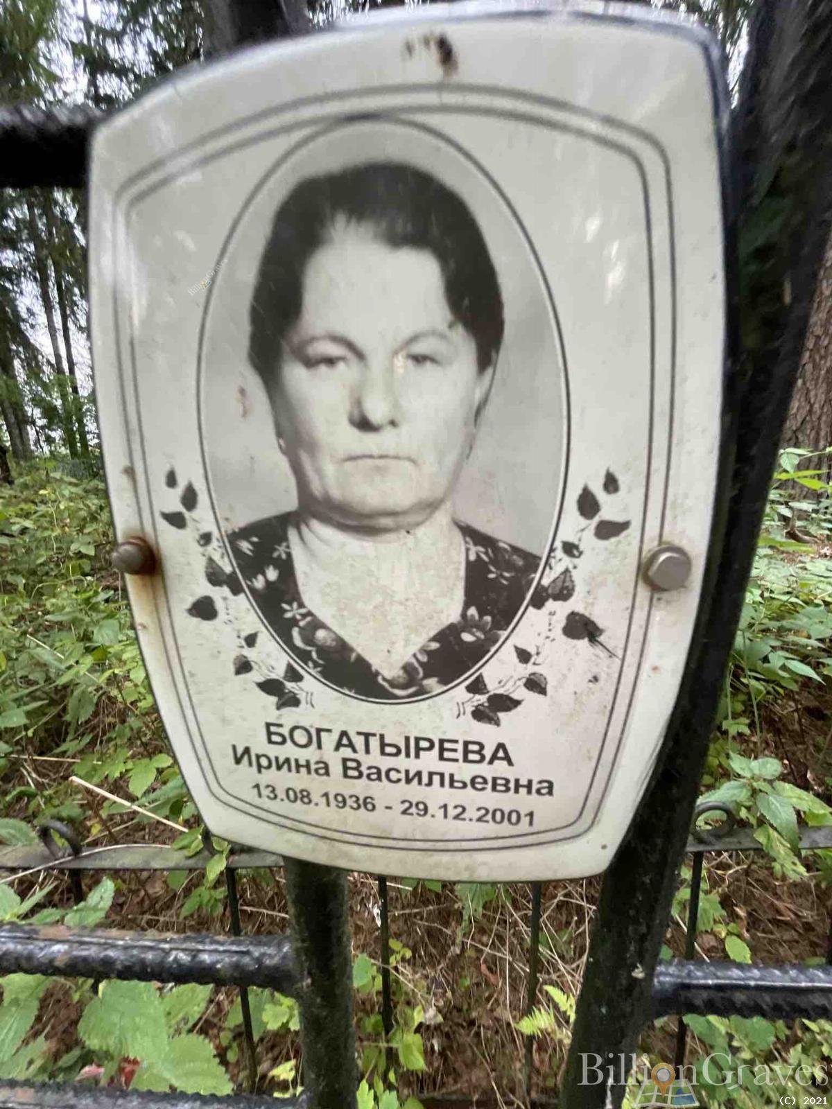 Богатырева Ирина Васильевна