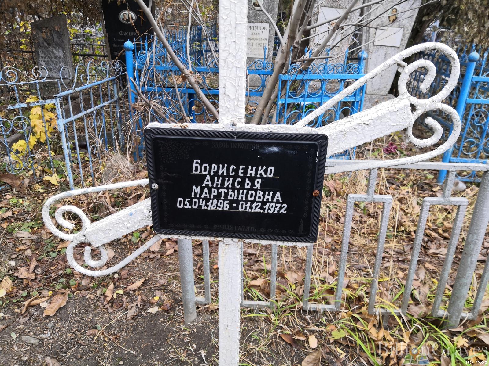 Борисенко Анисья Мартыновна