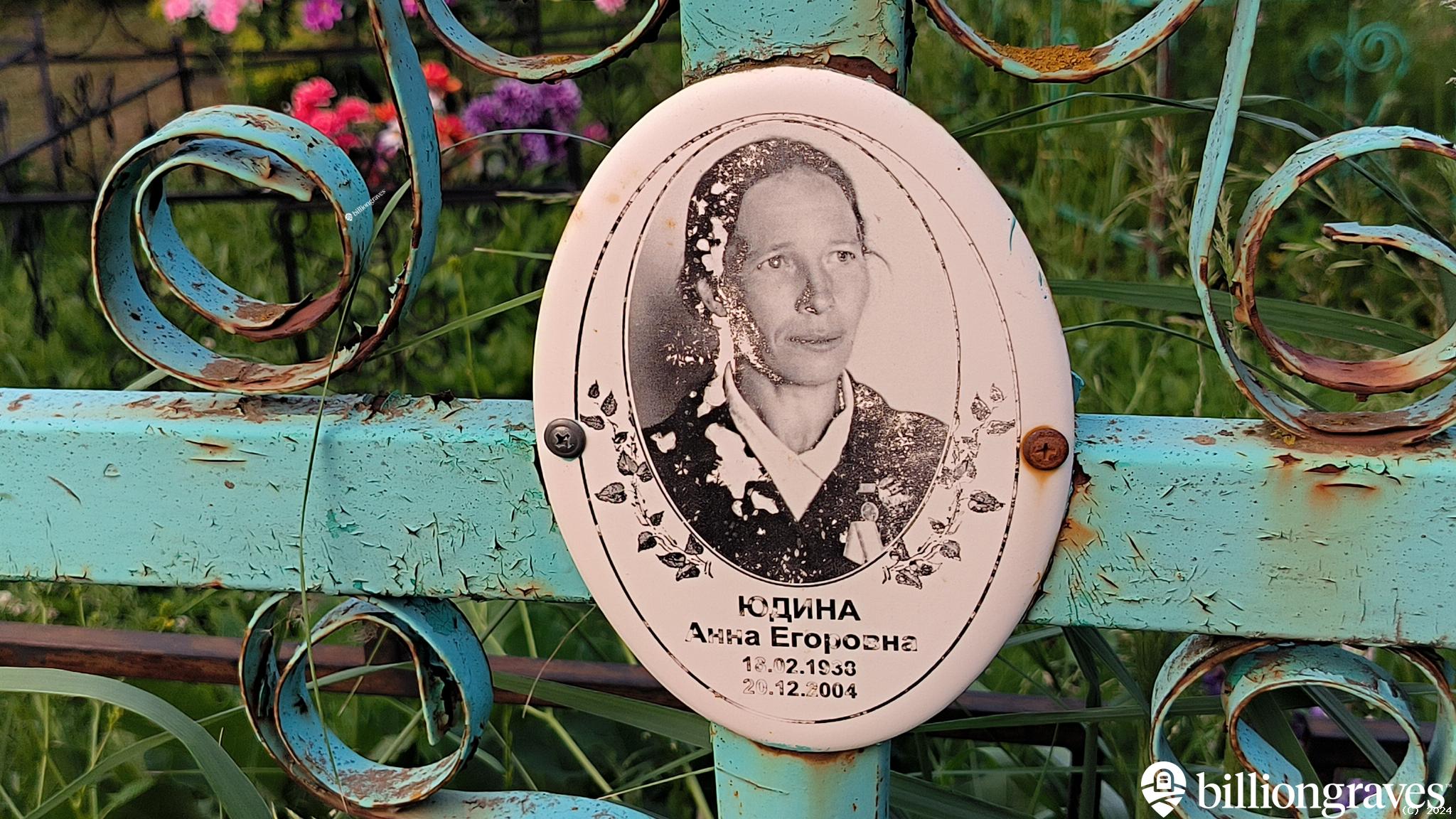 Юдина Анна Егоровна