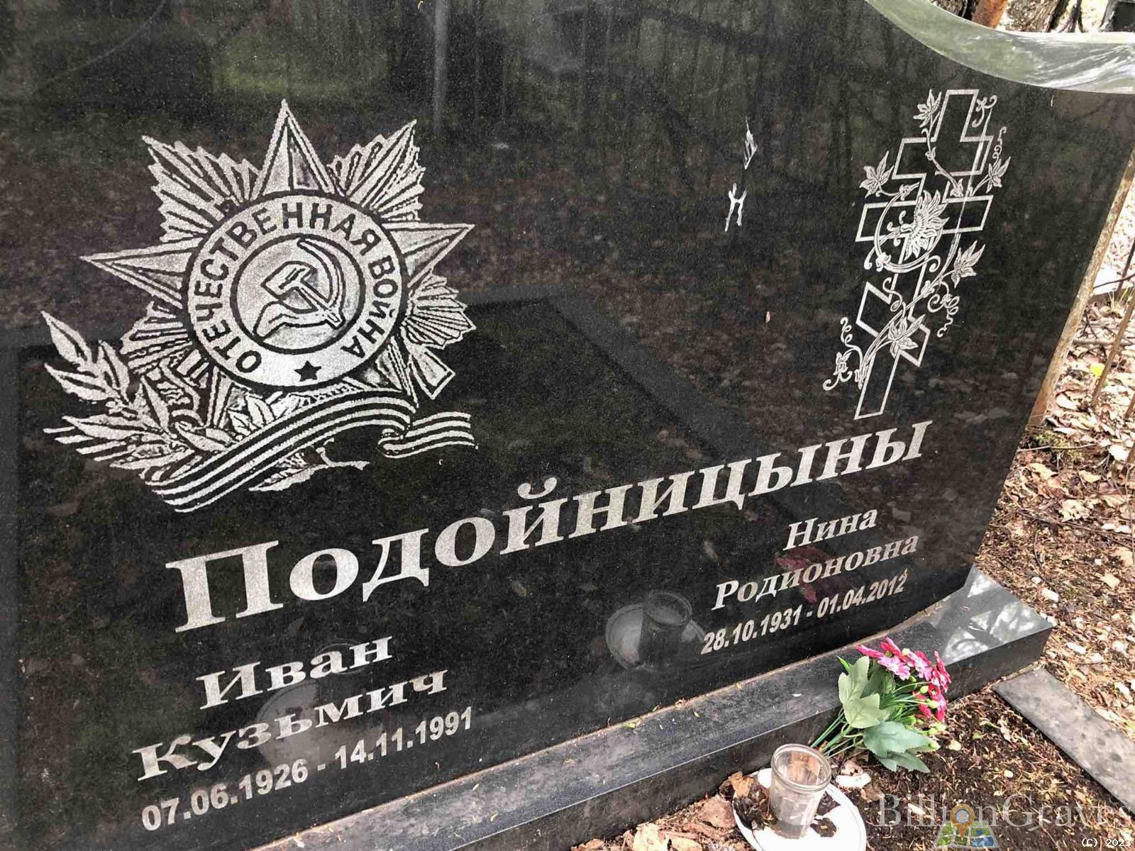 Подойницына Нина Родионовна