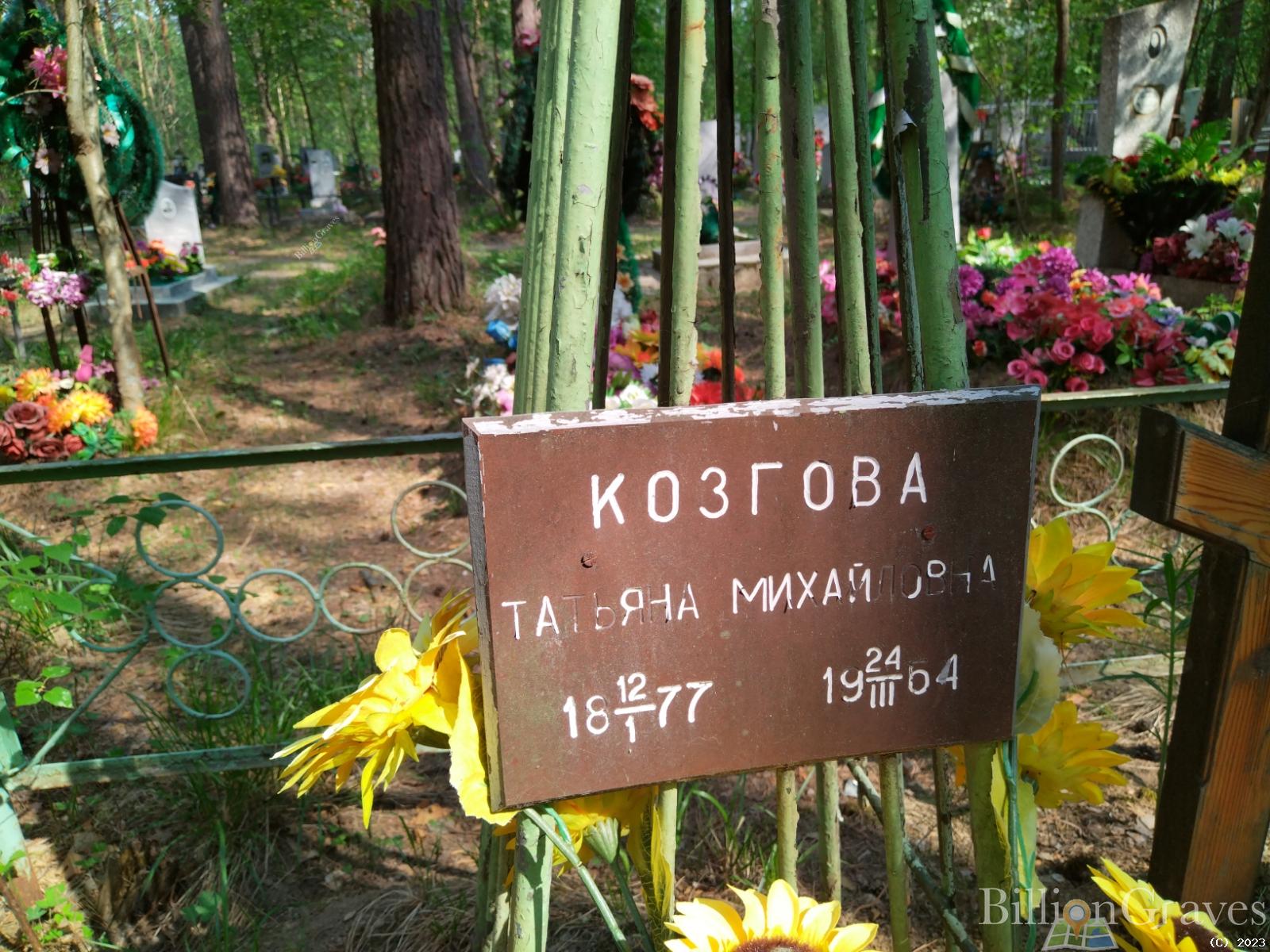 Козгова Татьяна Михайловна