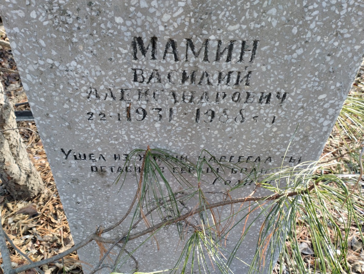 Мамин Василий Александрович
