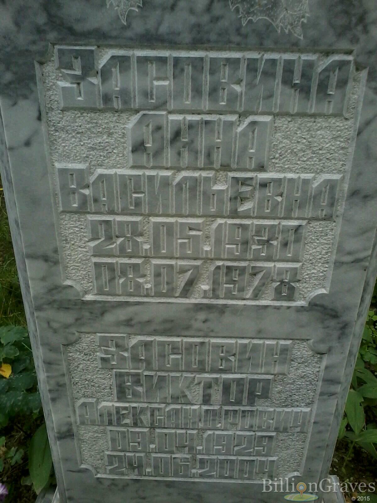 Засовина Анна Васильевна