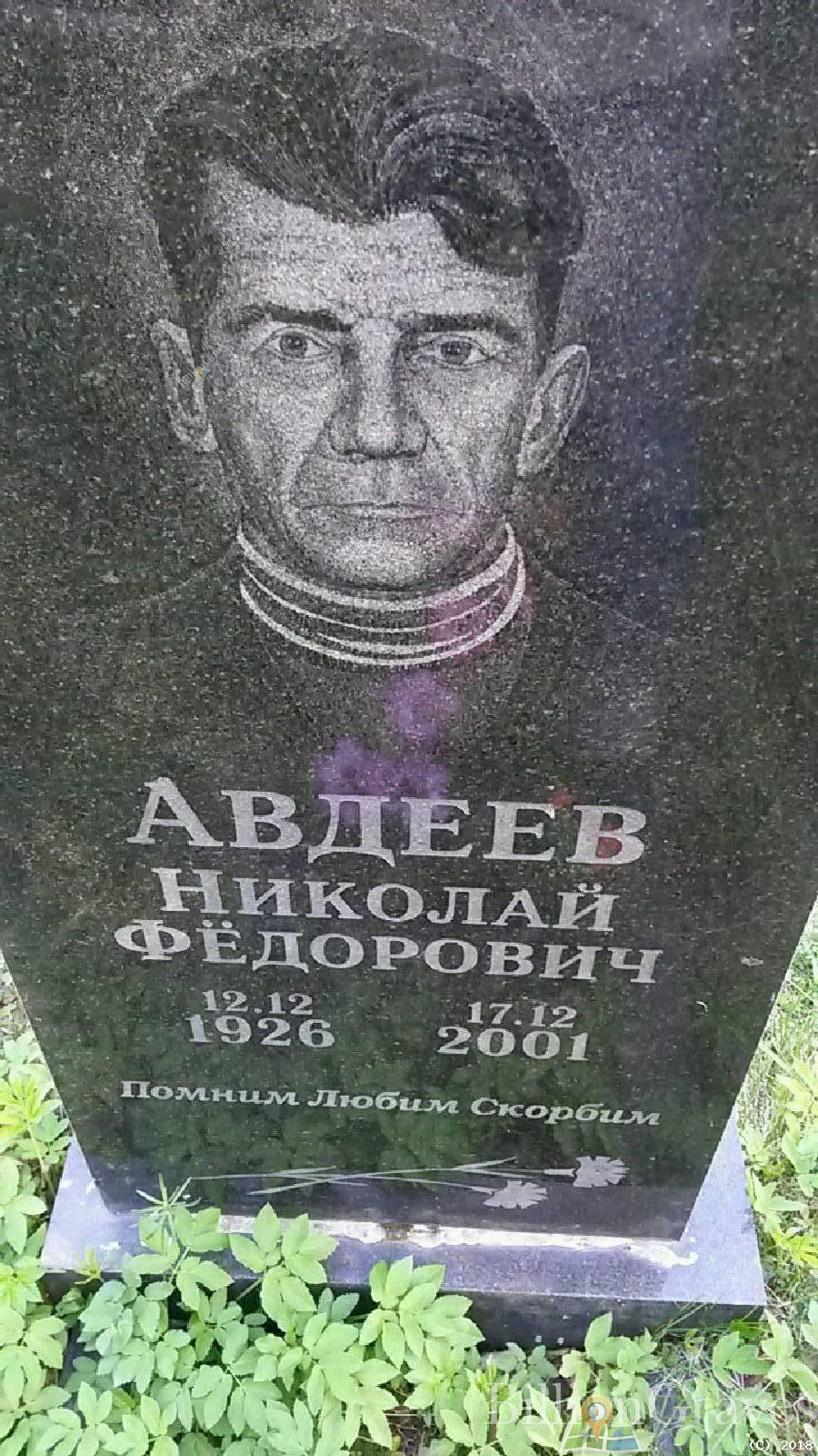 авдеев николай фёдорович