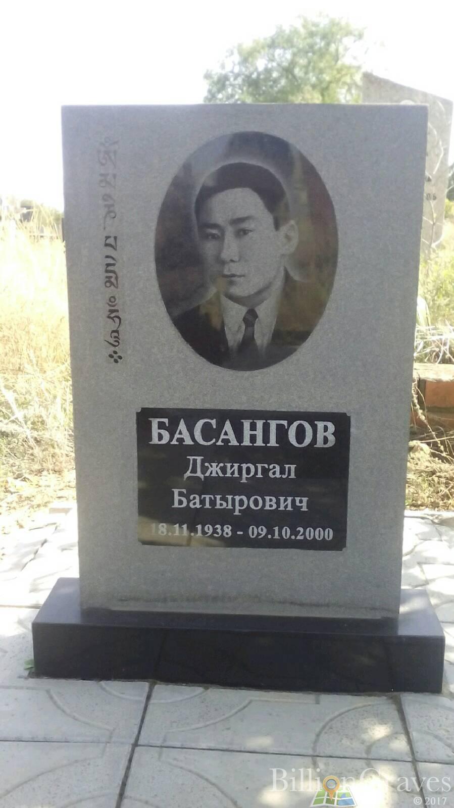 Басангов Джиргал Батырович