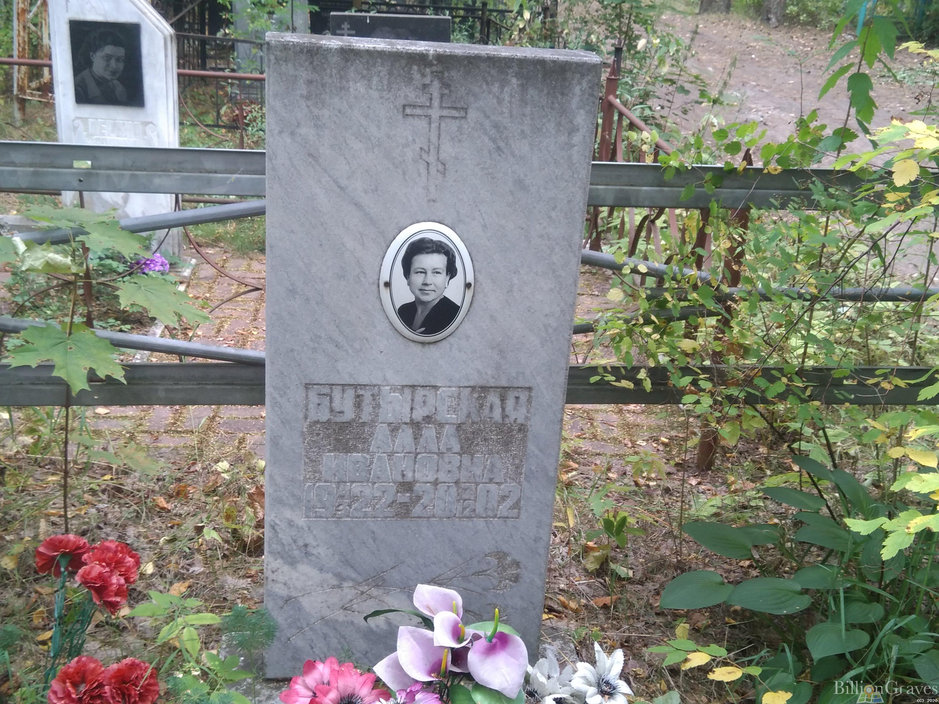 Бутырская Алла Ивановна