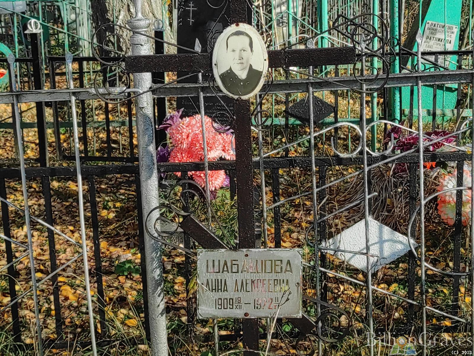 Шабашова Анна Алексеевна
