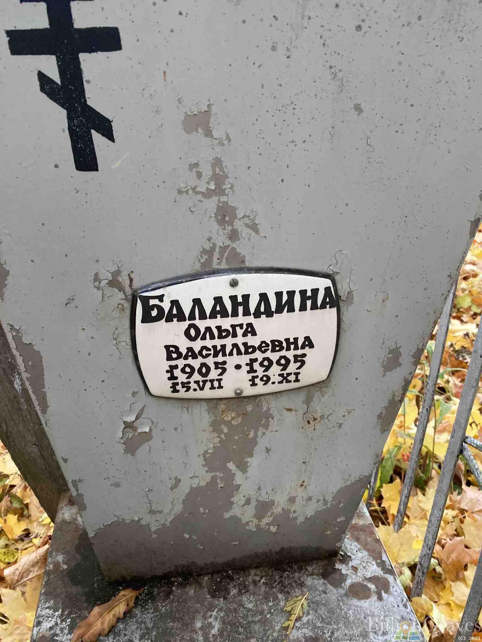 Баландина Ольга Васильевна