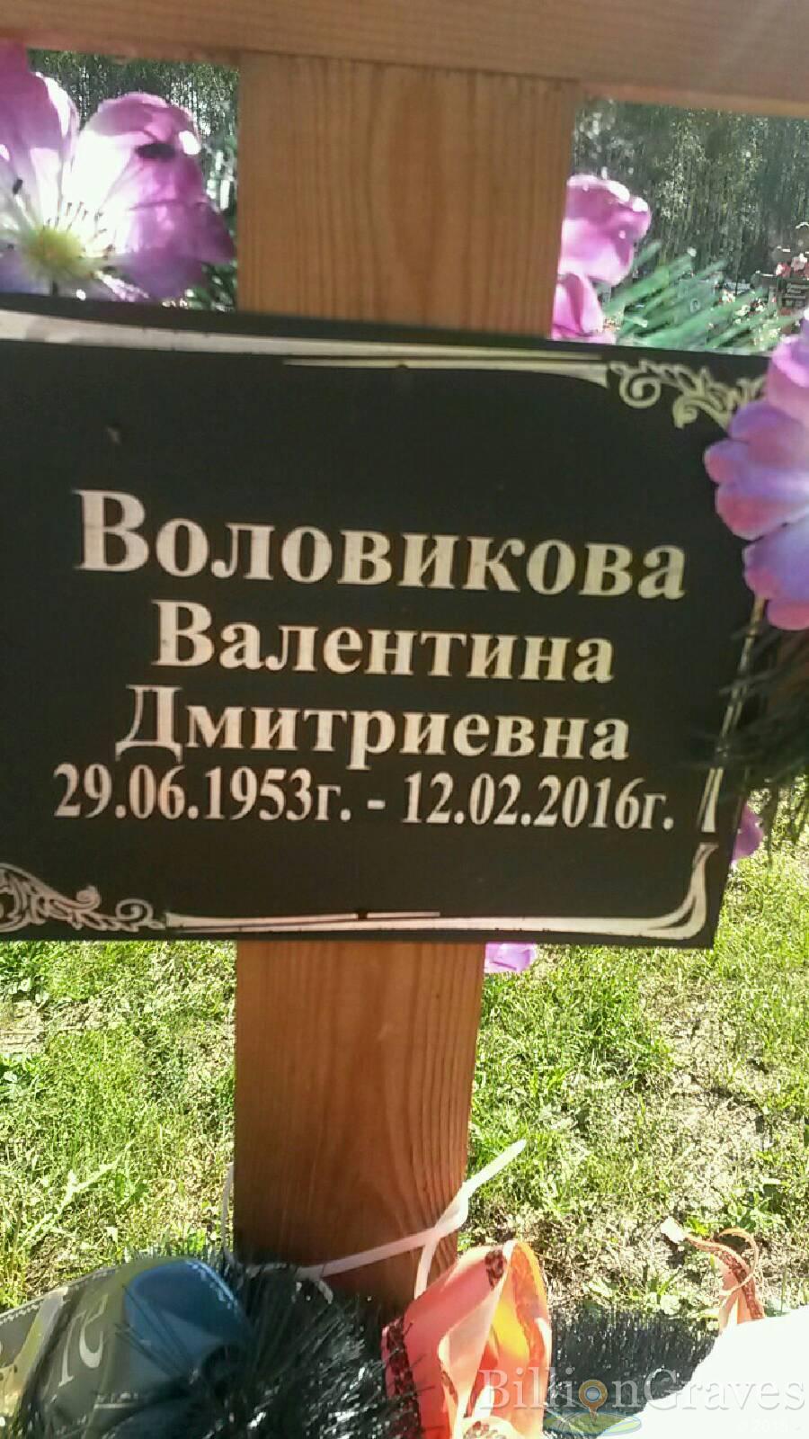 Воловикова Валентина Дмитриевна