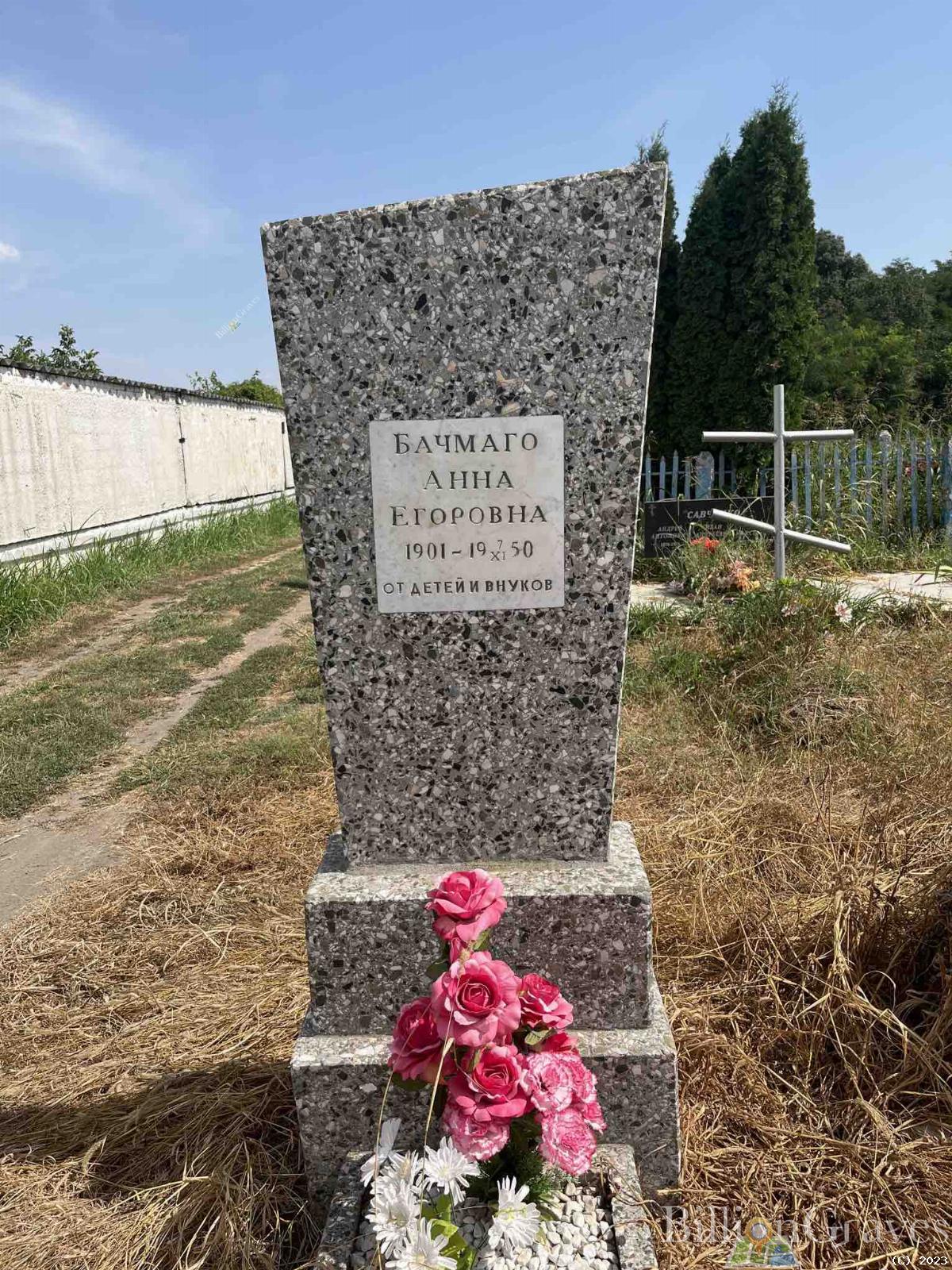 Бачмаго Анна Егоровна