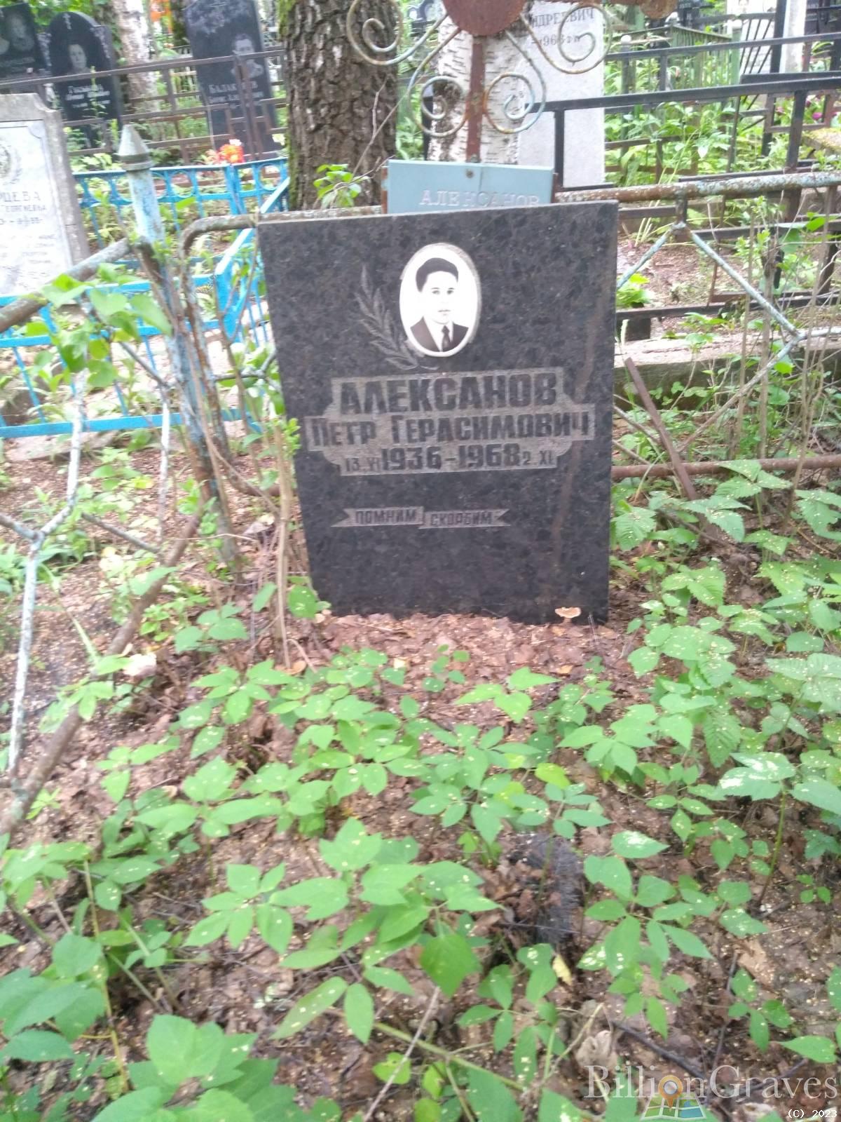 Алексанов Петр Герасимович