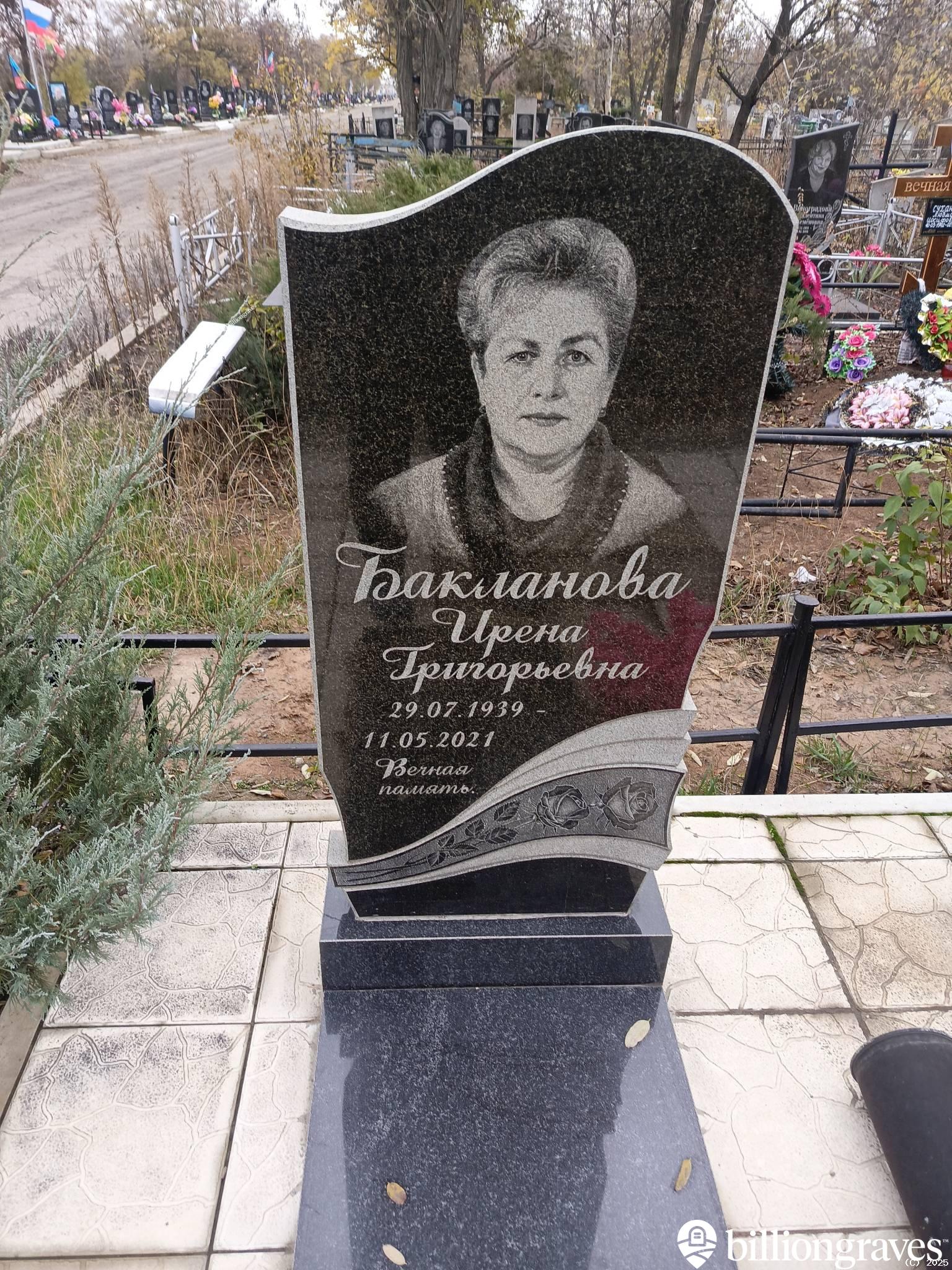 Бакланова Ирена Григорьевна